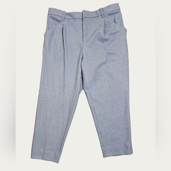 Banana Republic Super High Rise Crop Wool Knit Trousers 18 - Picture 1 of 10